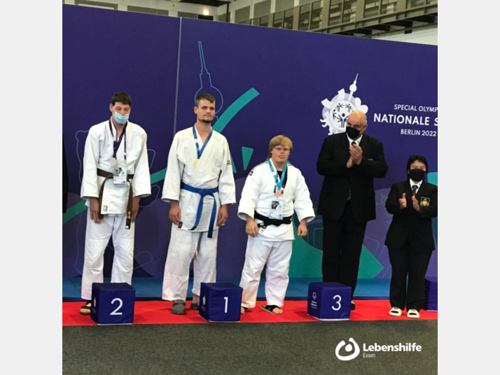 Erfolgreiche Judoka bei Special Olympics